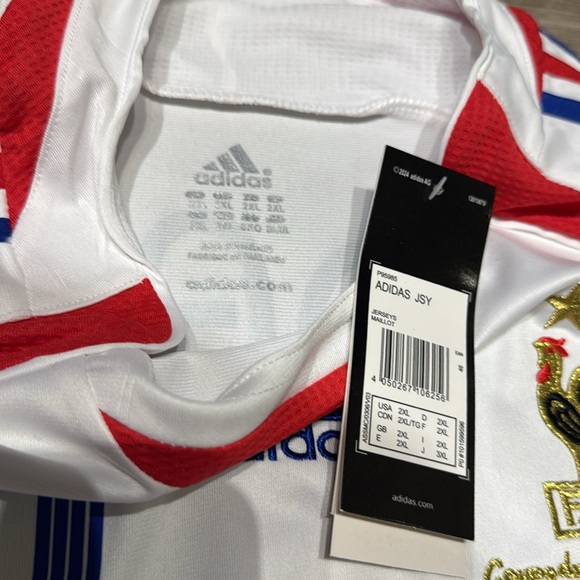 Vintage Zidane France 2006 World Cup Soccer Jersey - Picture 8 of 9